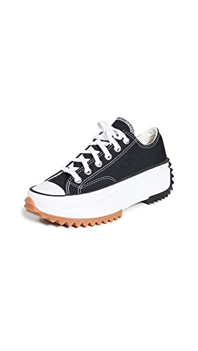 Converse Run Star Hike Hi Sneakers, Black/White/Gum, 11 US Women